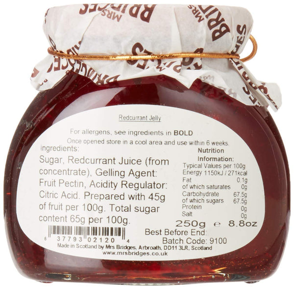 Mrs Bridges Redcurrant Jelly, 8.8-Ounce