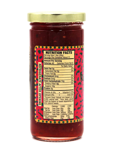 Mills Gourmet Raspberry Pepper Jelly - Bursting with Flavors of Mildly Spicy Jalapeno Peppers, Sweet Red Bell Peppers, and Delicious Pineapple - All Natural and Fresh Ingredients - 8 oz Jar (224 g)