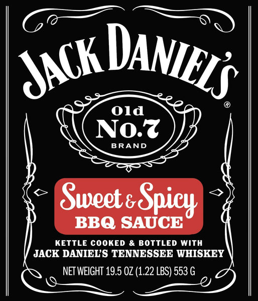 Jack Daniel's Old No. 7 Original BBQ Sauce – Authentic Small Batch Jack Daniel’s BBQ Sauce – Preservative Free – 19.5 oz