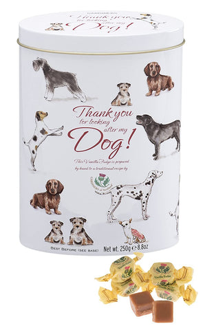 Gardiners of Scotland Vanilla Fudge Thank You Tins 'Dogs', 8.8-Ounce