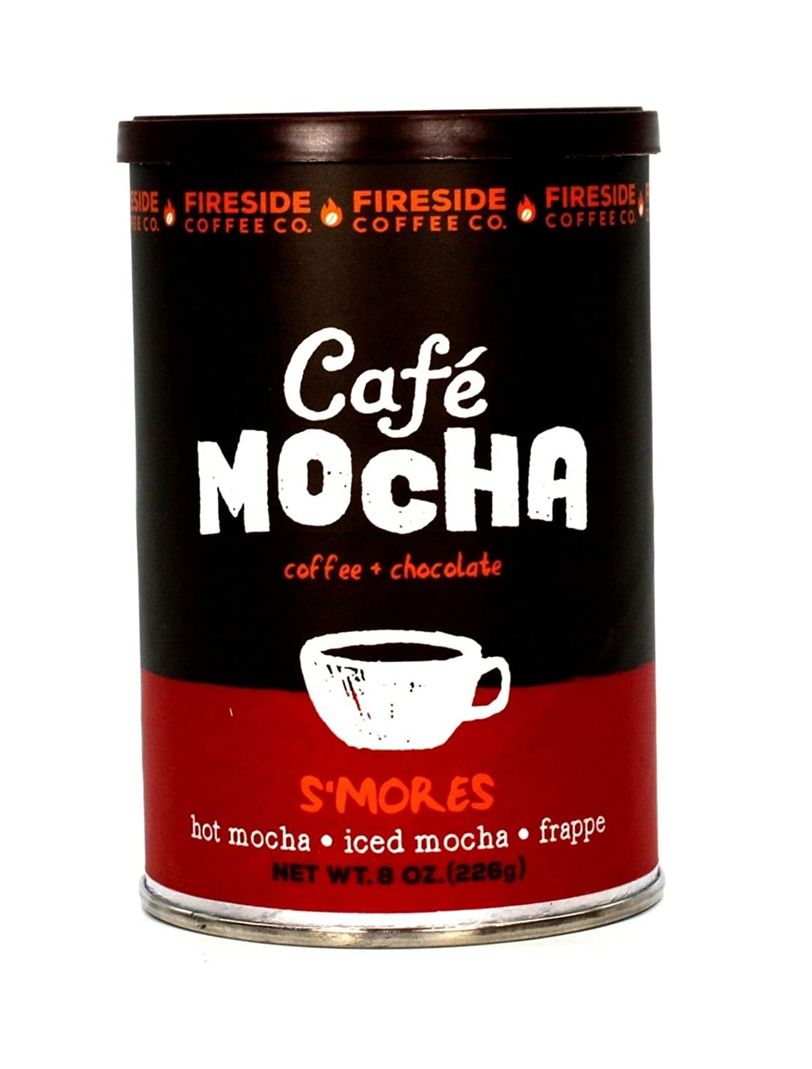 Fireside Coffee Company - Cafe Mocha S'mores - 8 oz Canister - Hot Moc –  Savor this Flavor