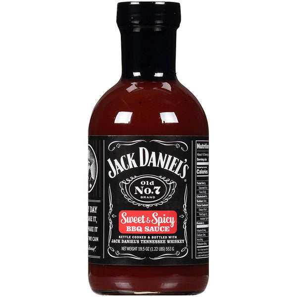 Jack Daniel's Old No. 7 Original BBQ Sauce – Authentic Small Batch Jack Daniel’s BBQ Sauce – Preservative Free – 19.5 oz