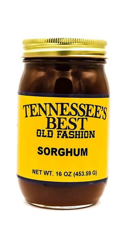 Tennessee’s Best Old Fashion Sorghum | Handcrafted with Simple Ingredients | Pure Sorghum Molasses | All Natural, Small Batch-Made - 16 oz Jar (454 g)