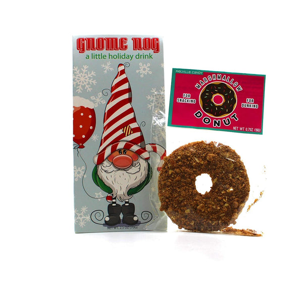 McSteven's Gnome Nog and Marshmallow Donut Bundle - 2.5 oz Nog and .7 oz Marshmallow- Holiday Gift Ideas - Festive - Winter Drinks - Gnome Nog and Marshmallow Bundle