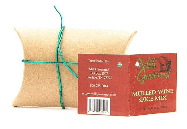 Mills Gourmet Mulled Wine Spice | With Flavors of Cinnamon and Clove | All Natural and Fresh Ingredients - 1.5 oz Mix (39 grams)