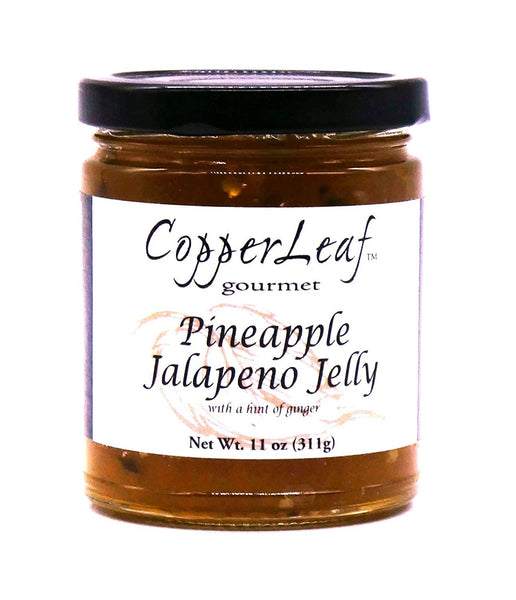 CopperLeaf Gourmet Pineapple Jalapeno Jam - 11 oz Jar - All-Natural, No Preservatives - Pineapple Jalapeno Jam