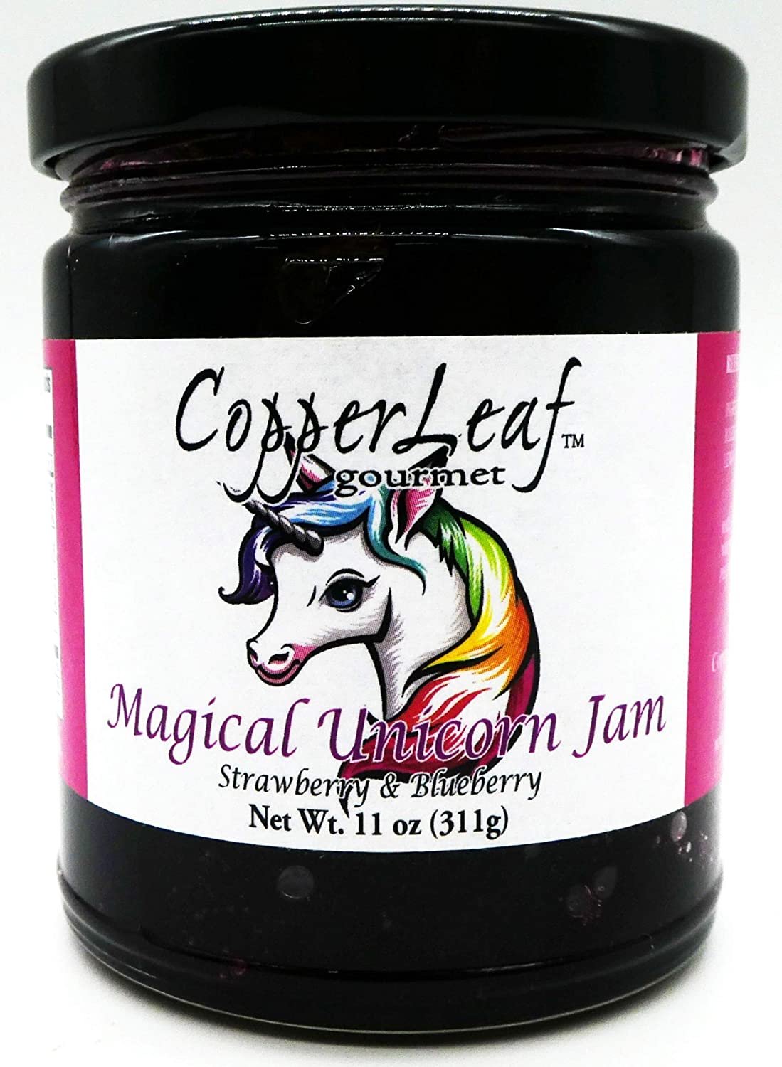 CopperLeaf Gourmet Magical Unicorn Jam - Fresh - All-Natural, No Preservatives - 11 oz Jar