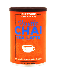 Fireside Coffee Company - Vanilla Chai Tea Latte - 8 oz - Powdered