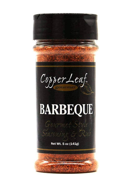 CopperLeaf Gourmet Barbeque Flavored Gourmet Style Seasoning | Handcrafted with Brown Sugar and Other Spices | All Natural and Fresh Ingredients - 5 oz Bottle (141 g)