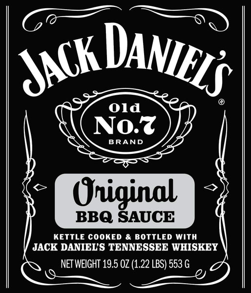 Jack Daniel's Old No. 7 Original BBQ Sauce – Authentic Small Batch Jack Daniel’s BBQ Sauce – Preservative Free – 19.5 oz