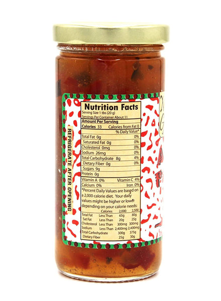 Mills Gourmet Apple Pepper Jelly - Bursting with Flavors of Fresh Crisp Apples, Sweet Red Bell Peppers, and Mildly Spicy Jalapeno Peppers - Made with Real Fruit and Veggies - 8 oz (224 g)