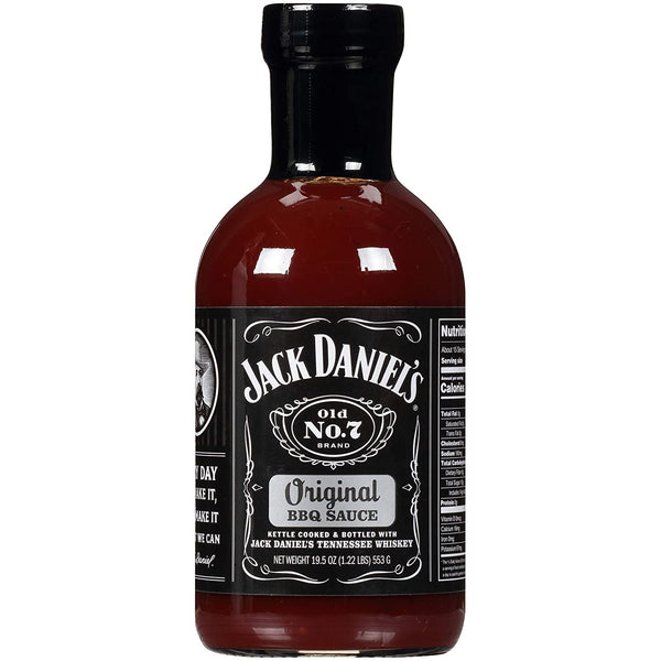 Jack Daniel's Old No. 7 Original BBQ Sauce – Authentic Small Batch Jack Daniel’s BBQ Sauce – Preservative Free – 19.5 oz